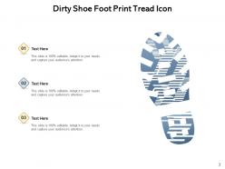 Foot Print Identification Magnifying Glass Illustrating Representing Individual