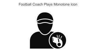 Football Coach Plays Monotone Icon In Powerpoint Pptx Png And Editable Eps Format
