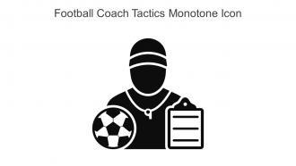 Football Coach Tactics Monotone Icon In Powerpoint Pptx Png And Editable Eps Format