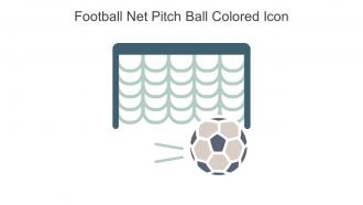 Football Net Pitch Ball Colored Icon In Powerpoint Pptx Png And Editable Eps Format