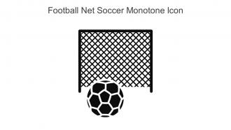 Football Net Soccer Monotone Icon In Powerpoint Pptx Png And Editable Eps Format