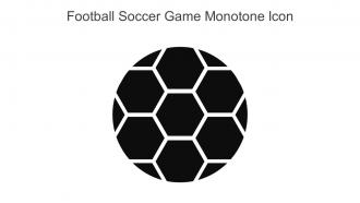 Football Soccer Game Monotone Icon In Powerpoint Pptx Png And Editable Eps Format