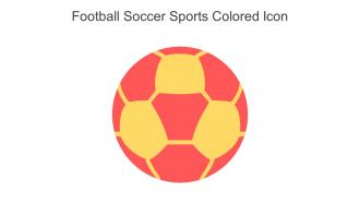 Football Soccer Sports Colored Icon In Powerpoint Pptx Png And Editable Eps Format