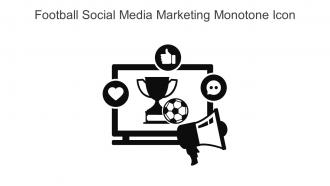 Football Social Media Marketing Monotone Icon In Powerpoint Pptx Png And Editable Eps Format