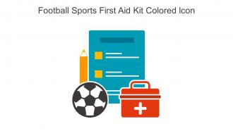 Football Sports First Aid Kit Colored Icon In Powerpoint Pptx Png And Editable Eps Format