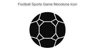 Football Sports Game Monotone Icon In Powerpoint Pptx Png And Editable Eps Format