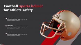 Football Sports Helmet For Athlete Safety