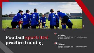 Football Sports Test Practice Training