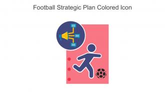Football Strategic Plan Colored Icon In Powerpoint Pptx Png And Editable Eps Format