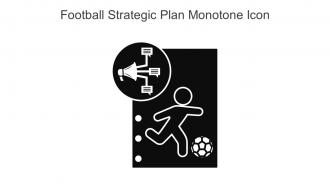 Football Strategic Plan Monotone Icon In Powerpoint Pptx Png And Editable Eps Format