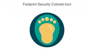 Footprint Security Colored Icon In Powerpoint Pptx Png And Editable Eps Format