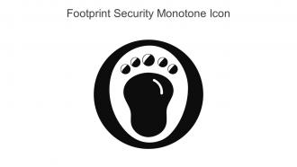Footprint Security Monotone Icon In Powerpoint Pptx Png And Editable Eps Format