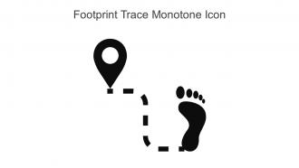 Footprint Trace Monotone Icon In Powerpoint Pptx Png And Editable Eps Format