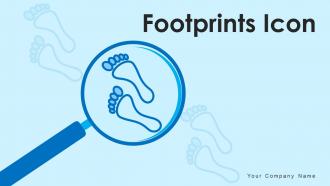 Footprints Icon Powerpoint Ppt Template Bundles