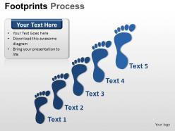 Footprints process powerpoint presentation slides