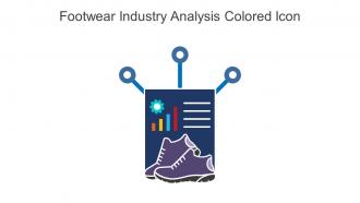 Footwear Industry Analysis Colored Icon In Powerpoint Pptx Png And Editable Eps Format