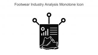 Footwear Industry Analysis Monotone Icon In Powerpoint Pptx Png And Editable Eps Format