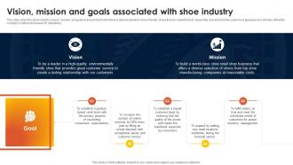 Footwear Industry Business Plan Vision Mission And Goals Associated With Shoe Industry BP SS