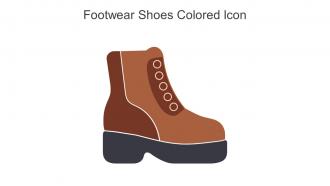 Footwear Shoes Colored Icon In Powerpoint Pptx Png And Editable Eps Format