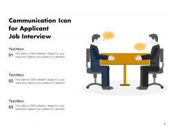 For Job Interview Circular Communication Applicant Employee Recruitment Symbol