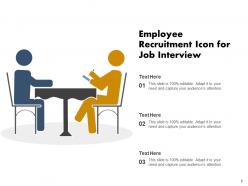 For Job Interview Circular Communication Applicant Employee Recruitment Symbol