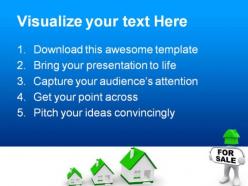 For sale realestate powerpoint backgrounds and templates 1210