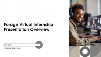 Forage Virtual Internship Presentation Overview PPT Template AT