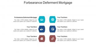 Forbearance deferment mortgage ppt powerpoint presentation professional background cpb