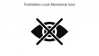 Forbidden Look Monotone Icon In Powerpoint Pptx Png And Editable Eps Format