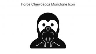 Force Chewbacca Monotone Icon In Powerpoint Pptx Png And Editable Eps Format