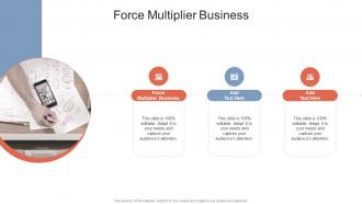 Force Multiplier Business In Powerpoint And Google Slides Cpb