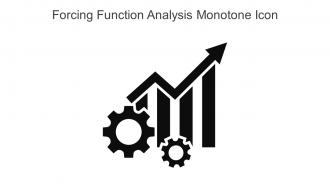 Forcing Function Analysis Monotone Icon In Powerpoint Pptx Png And Editable Eps Format