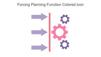 Forcing Planning Function Colored Icon In Powerpoint Pptx Png And Editable Eps Format