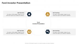Ford Investor Presentation In Powerpoint And Google Slides Cpb