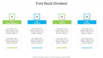 Ford Stock Dividend In Powerpoint And Google Slides Cpb
