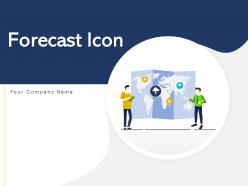 Forecast Icon Business Meteorology Smartphone Revenue Strategy