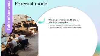 Forecast Model Powerpoint Presentation Slides Colorful Impressive