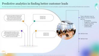 Forecast Model Predictive Analytics In Finding Better Customer Leads