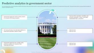 Forecast Model Predictive Analytics In Government Sector