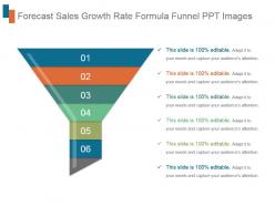 Forecast sales growth rate formula funnel ppt images