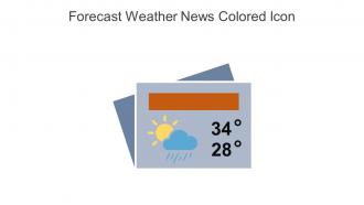 Forecast Weather News Colored Icon In Powerpoint Pptx Png And Editable Eps Format