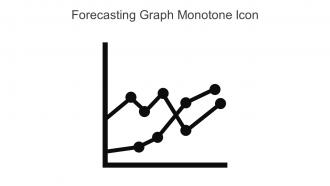 Forecasting Graph Monotone Icon In Powerpoint Pptx Png And Editable Eps Format