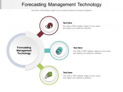Forecasting management technology ppt powerpoint presentation layouts topics cpb