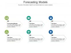 Forecasting model ppt powerpoint presentation icon good cpb