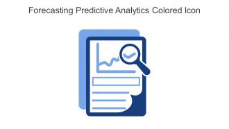 Forecasting Predictive Analytics Colored Icon In Powerpoint Pptx Png And Editable Eps Format