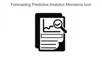 Forecasting Predictive Analytics Monotone Icon In Powerpoint Pptx Png And Editable Eps Format