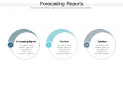 Forecasting reports ppt powerpoint presentation example file cpb