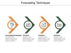 Forecasting techniques ppt powerpoint presentation ideas graphics design cpb