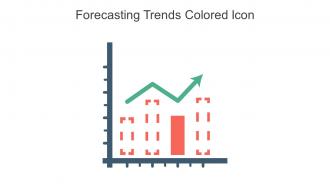 Forecasting Trends Colored Icon In Powerpoint Pptx Png And Editable Eps Format