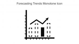 Forecasting Trends Monotone Icon In Powerpoint Pptx Png And Editable Eps Format